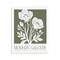 Stupell Industries Olive Green Floral Gallery Wall Plaque By Lettered and Lined